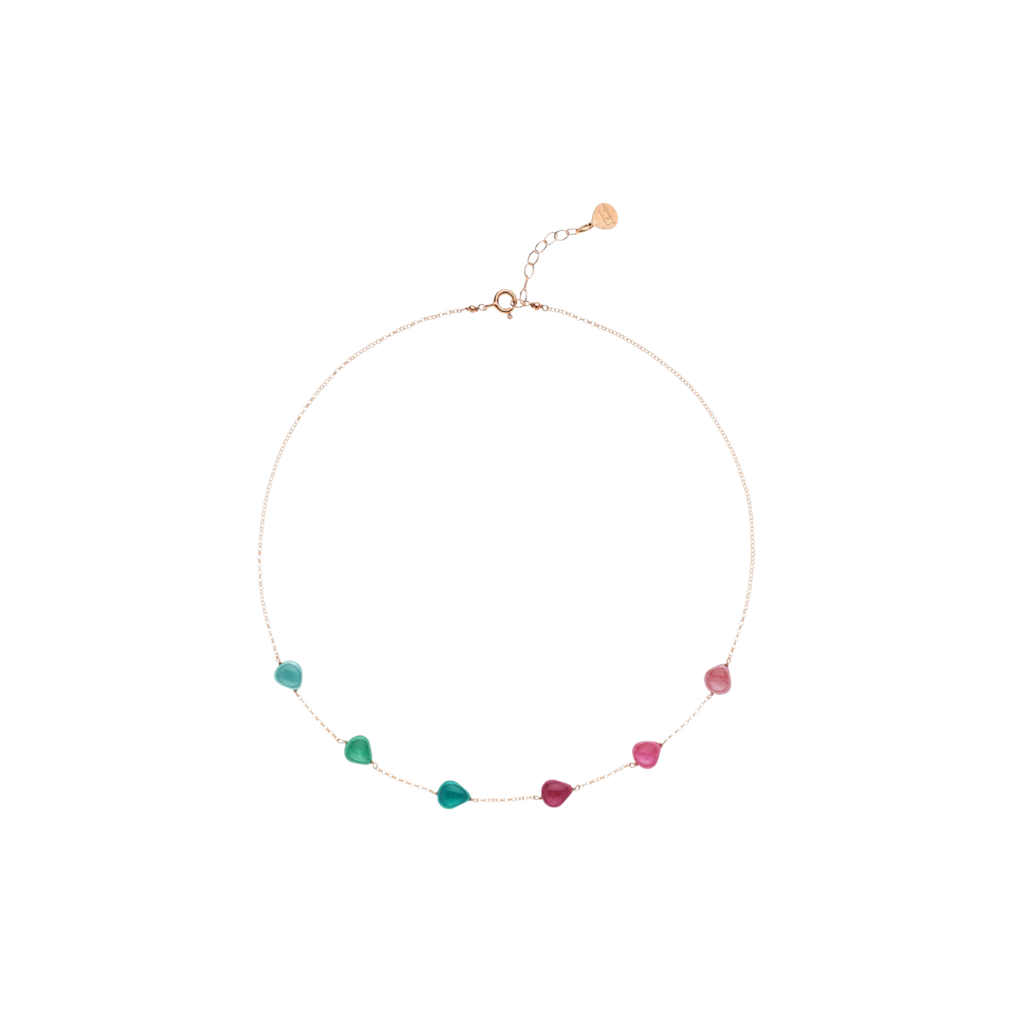 ROSSOPREZIOSO Collana Rosso Prezioso | Semino D'Amore Tourmaline con argento