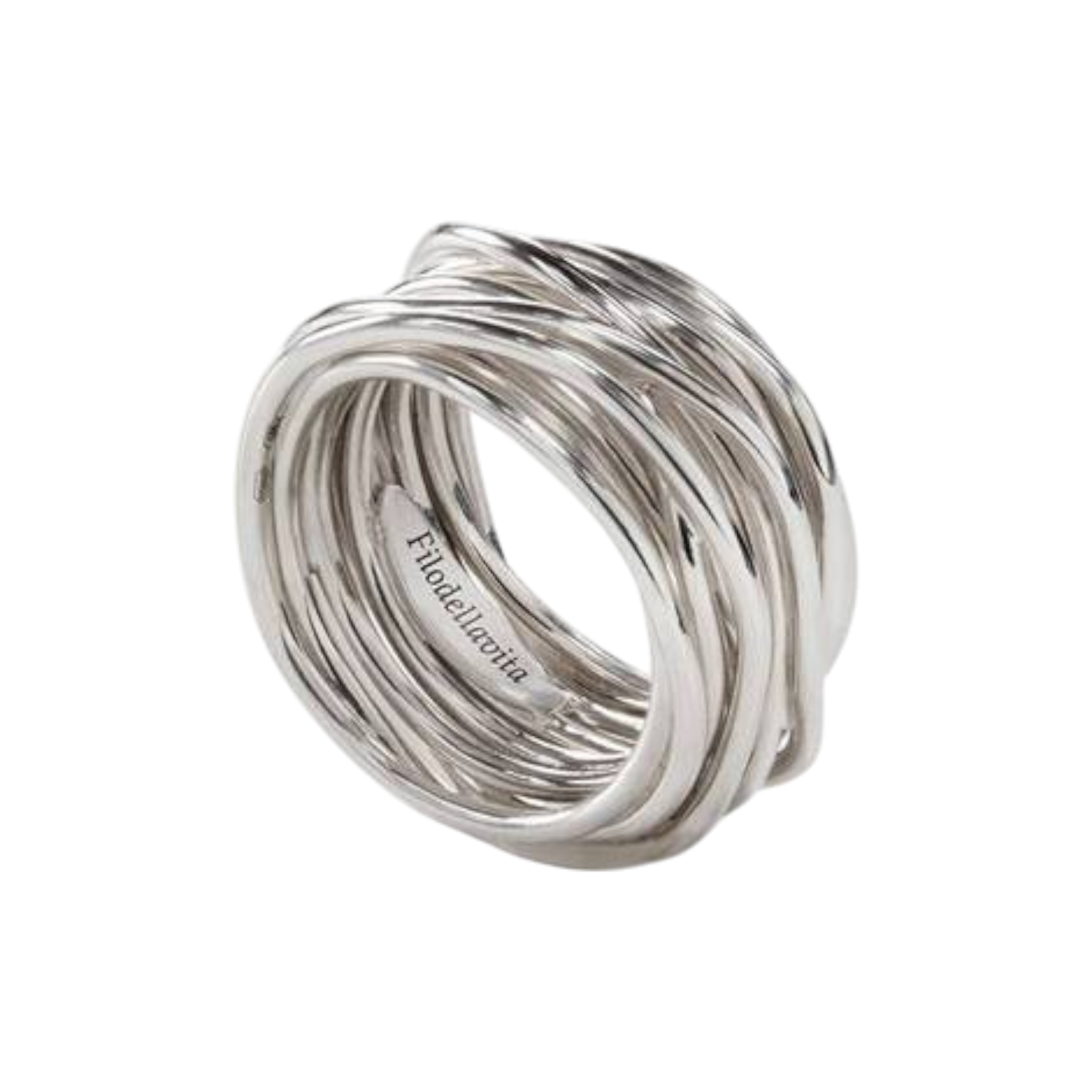 RUBINIA Filodellavita Classic 13 Fili Argento con argento misura 15