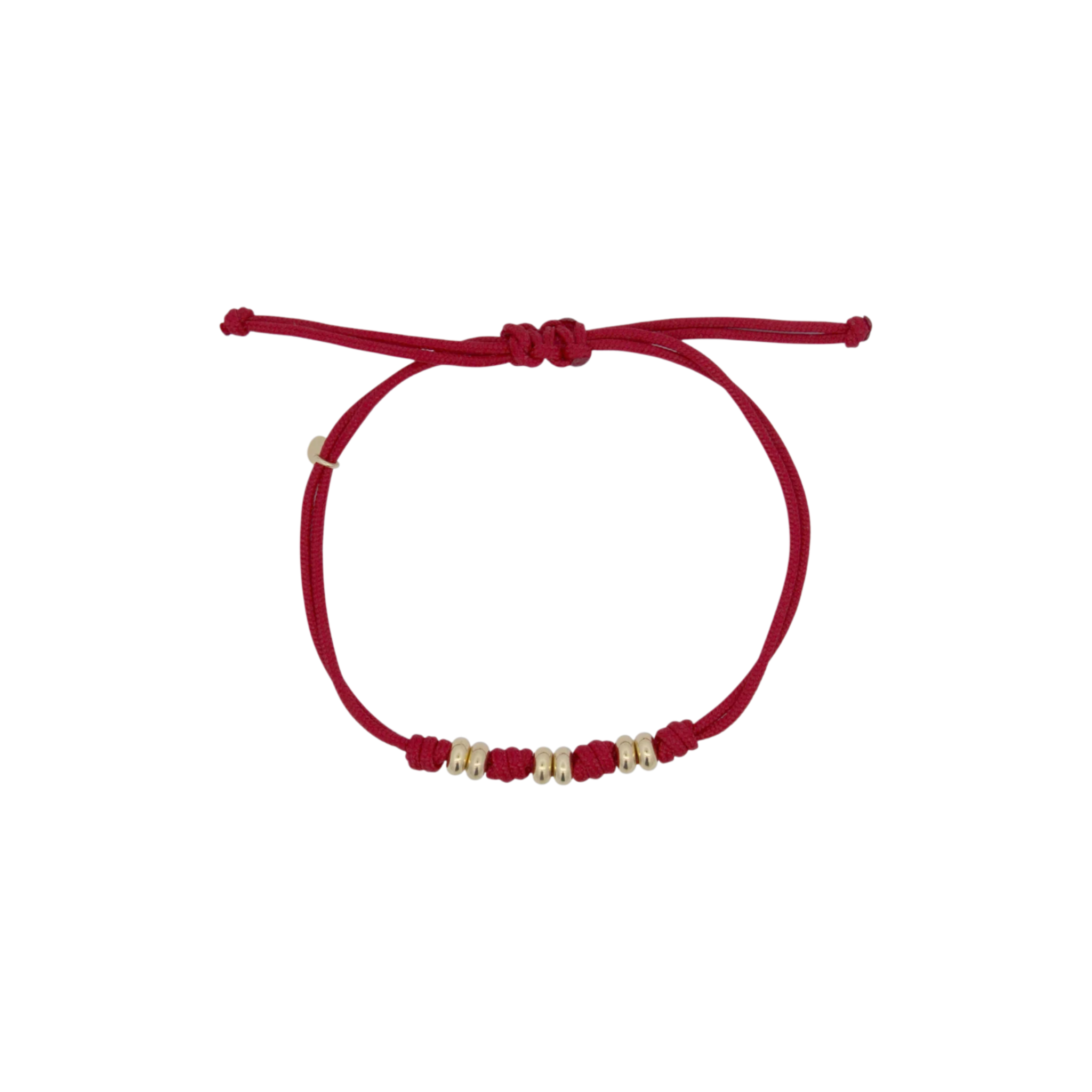 RUE DES MILLE Bracciale Rue des Mille | Soft Cord Rondelle · Charm Bar con argento