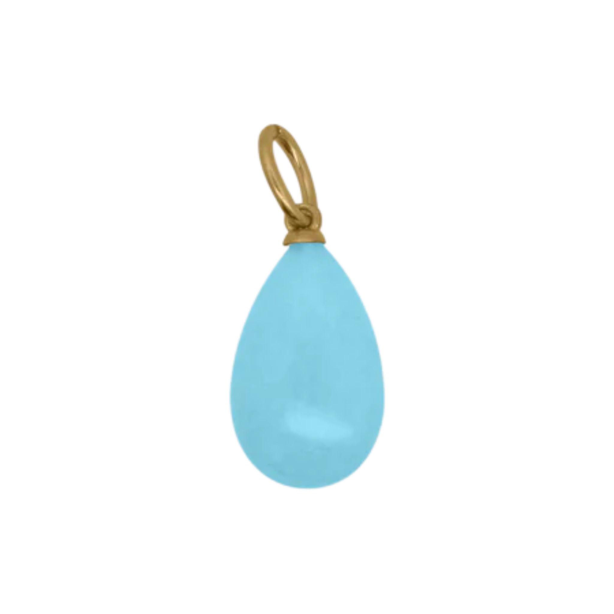 RUE DES MILLE Ciondolo Rue des Mille | Charm Goccia Giada Sky · Charm Bar