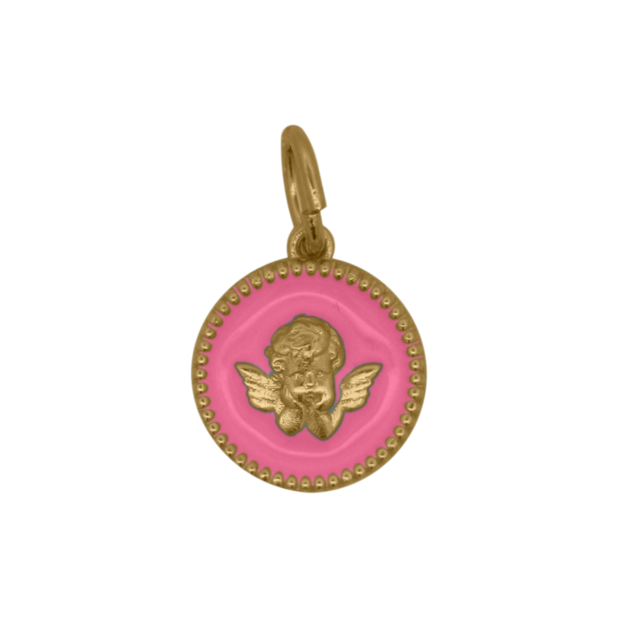 RUE DES MILLE Ciondolo Rue des Mille | Medaglia Angelo Rosa · Charm Bar