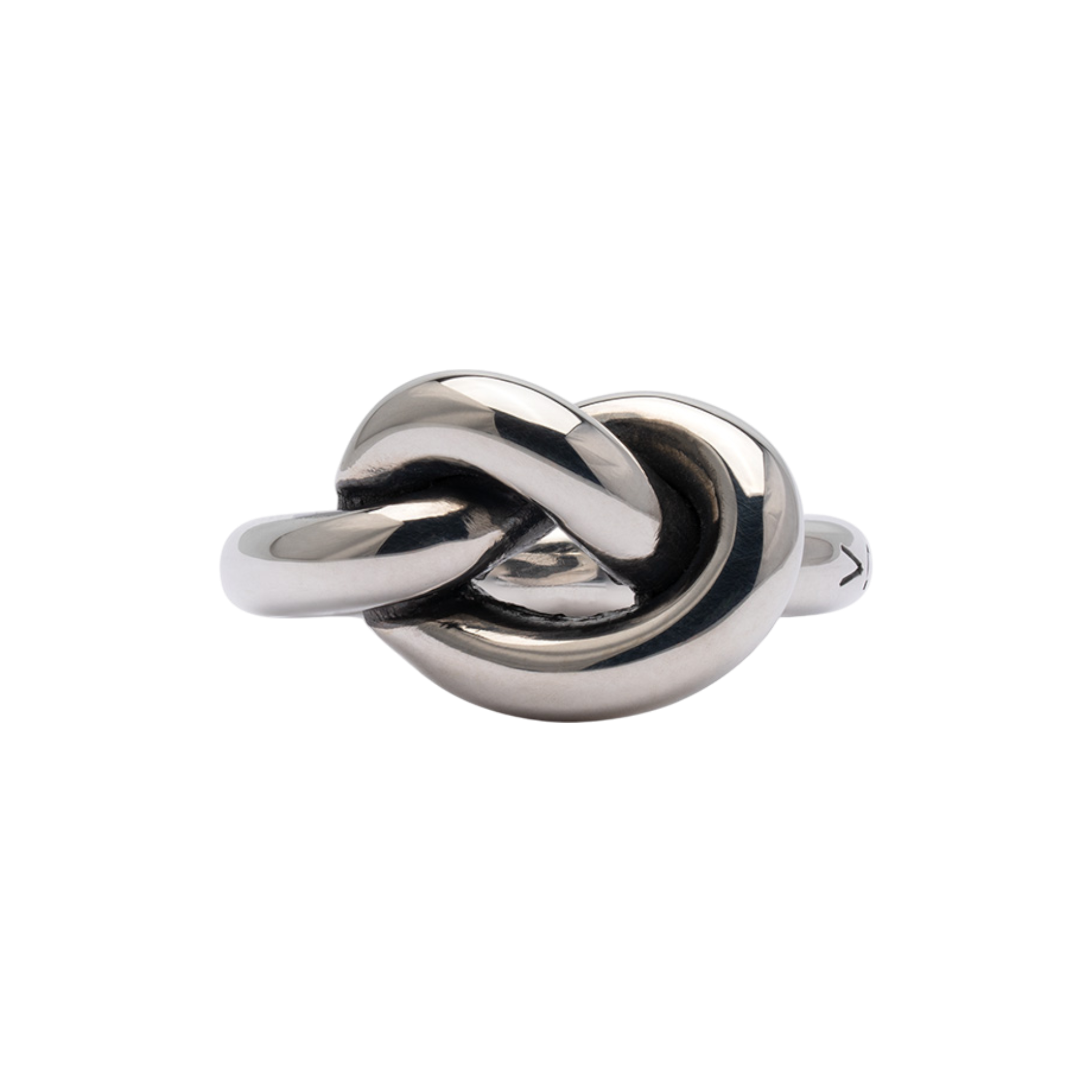 VALENTINO DI LEONARDO Knot Big con argento misura 15