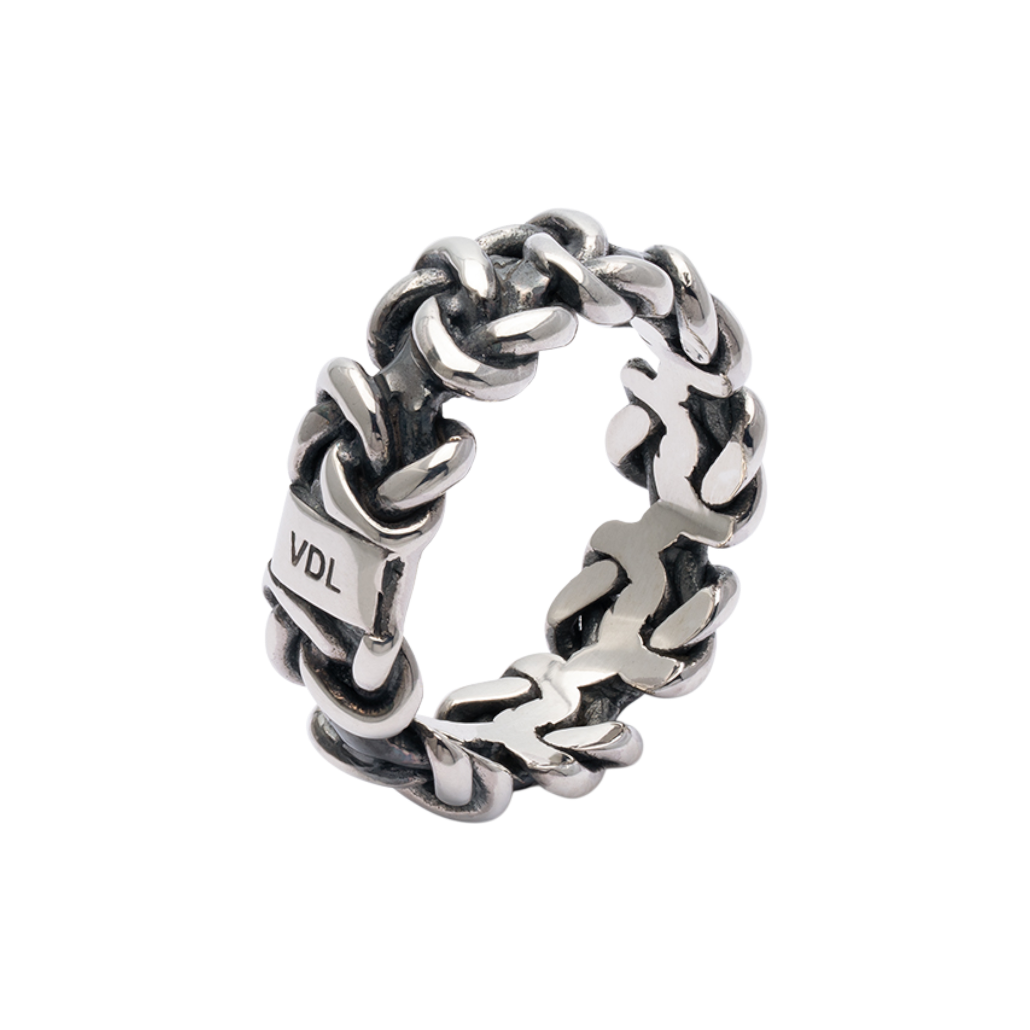 VALENTINO DI LEONARDO Anello Valentino Di Leonardo | Fascia Roundlove con argento misura 19