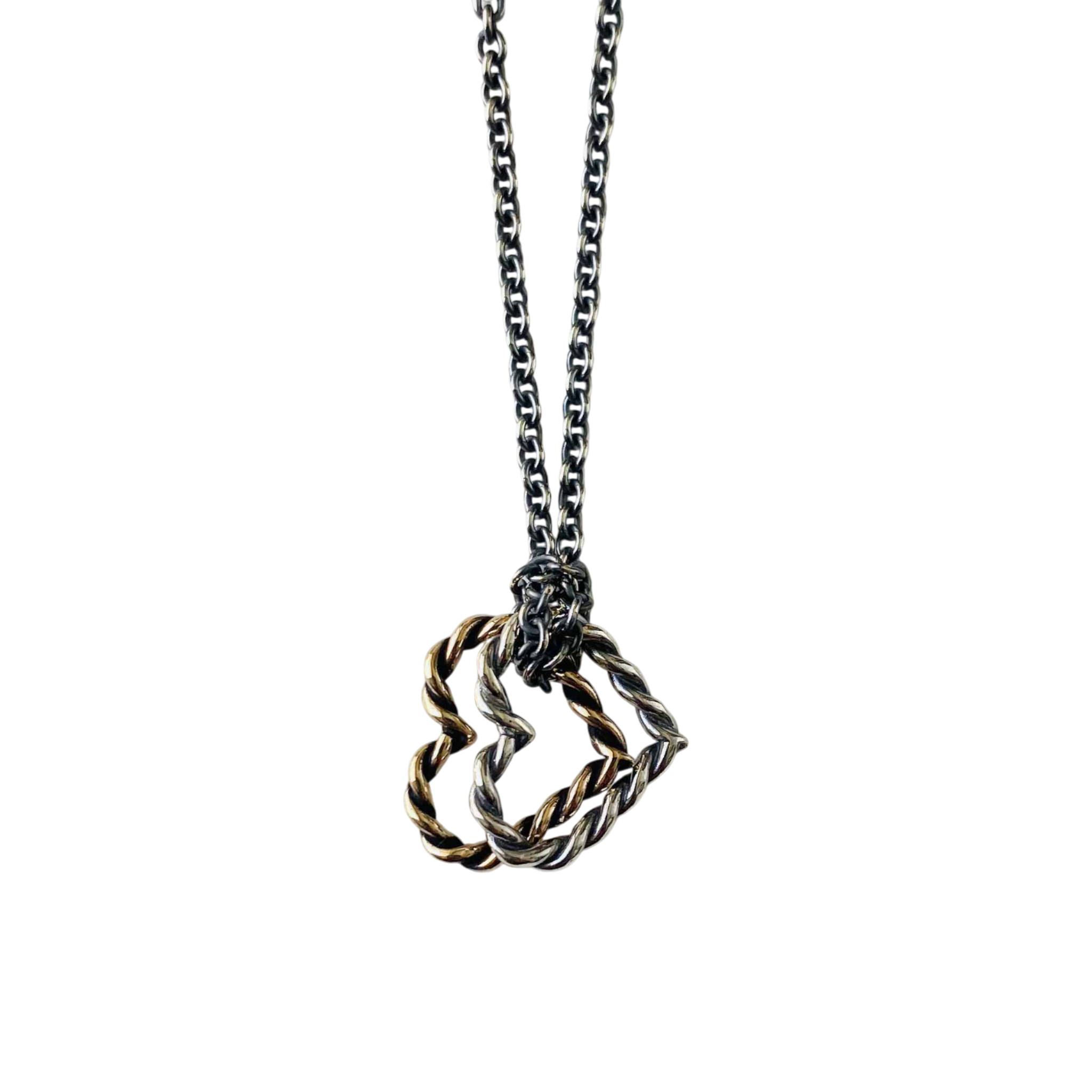 VALENTINO DI LEONARDO Heart Rope con argento