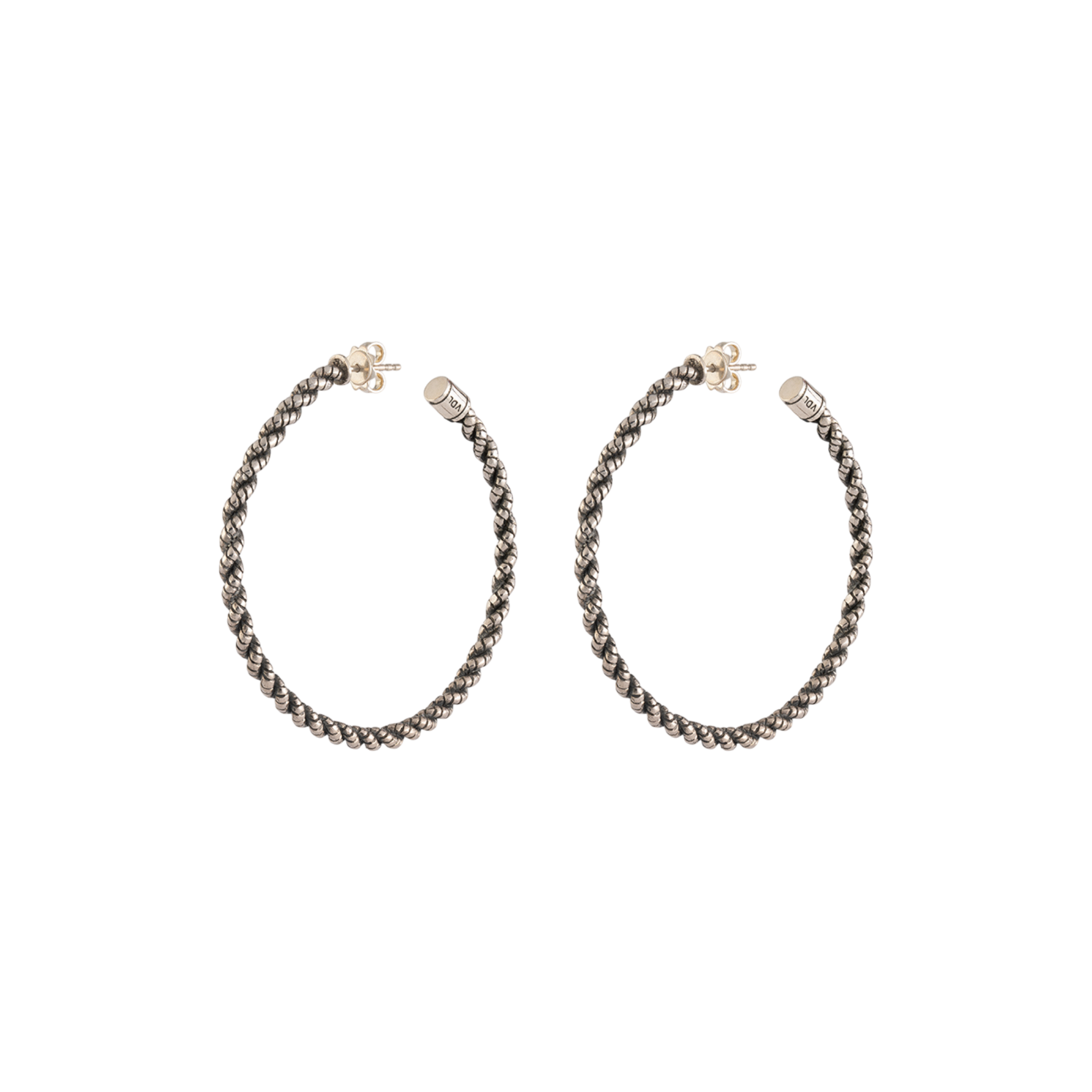 VALENTINO DI LEONARDO Orecchini Valentino Di Leonardo | Cerchi Fune con argento